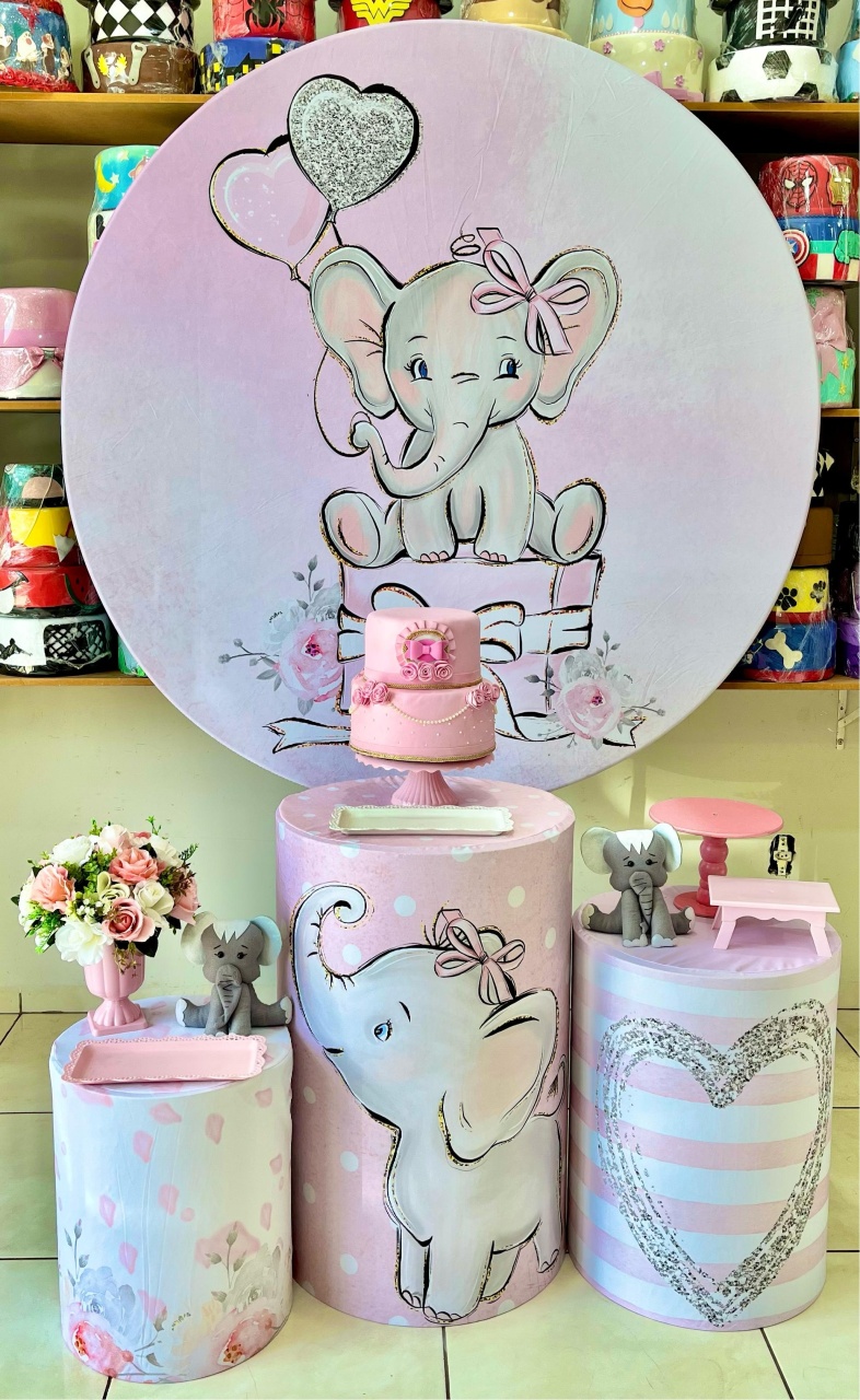 Elefante Rosa - Plus - Catálogo Tay pegue e monte