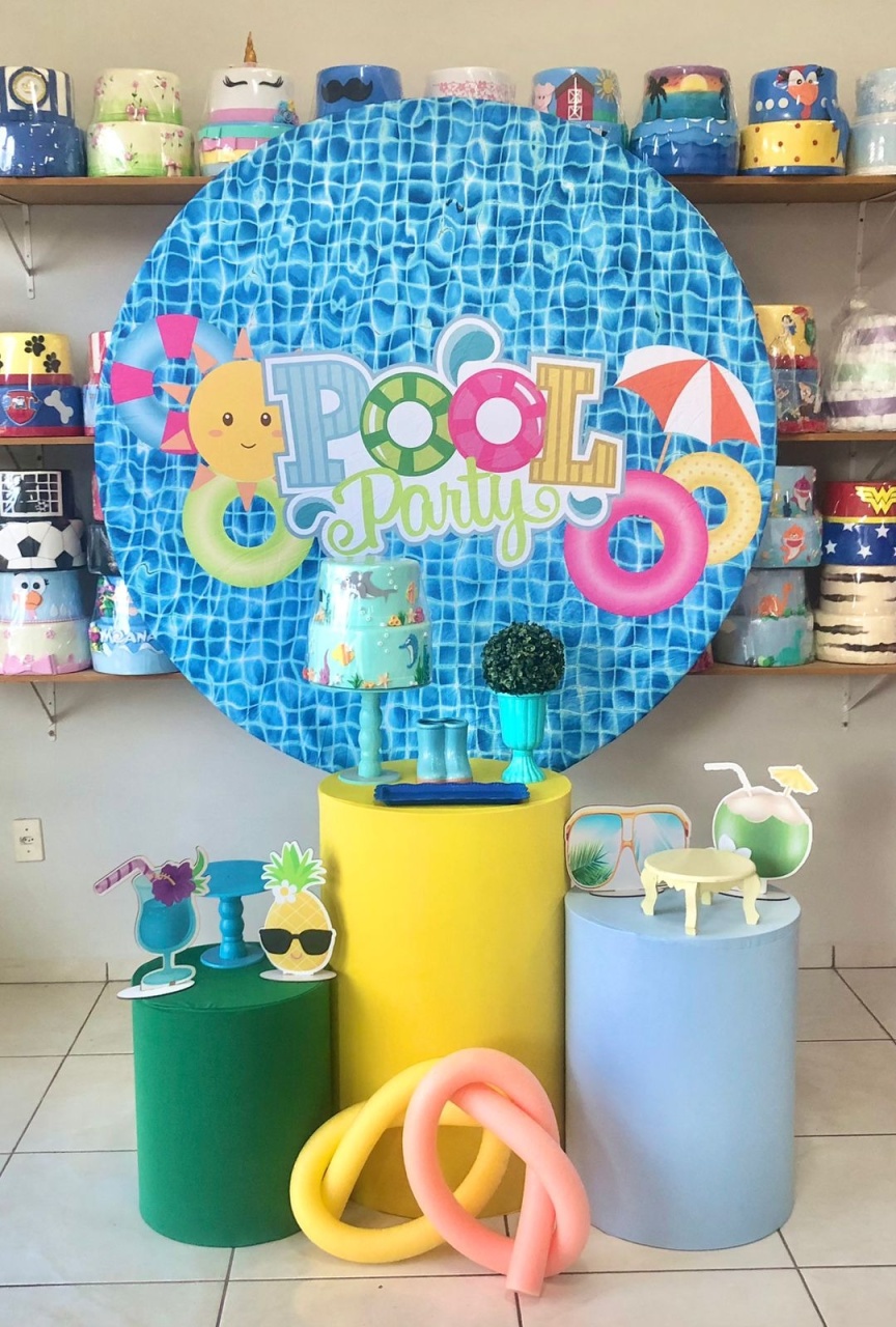 Pool Party Boy- Padrão  - Catálogo Tay pegue e monte