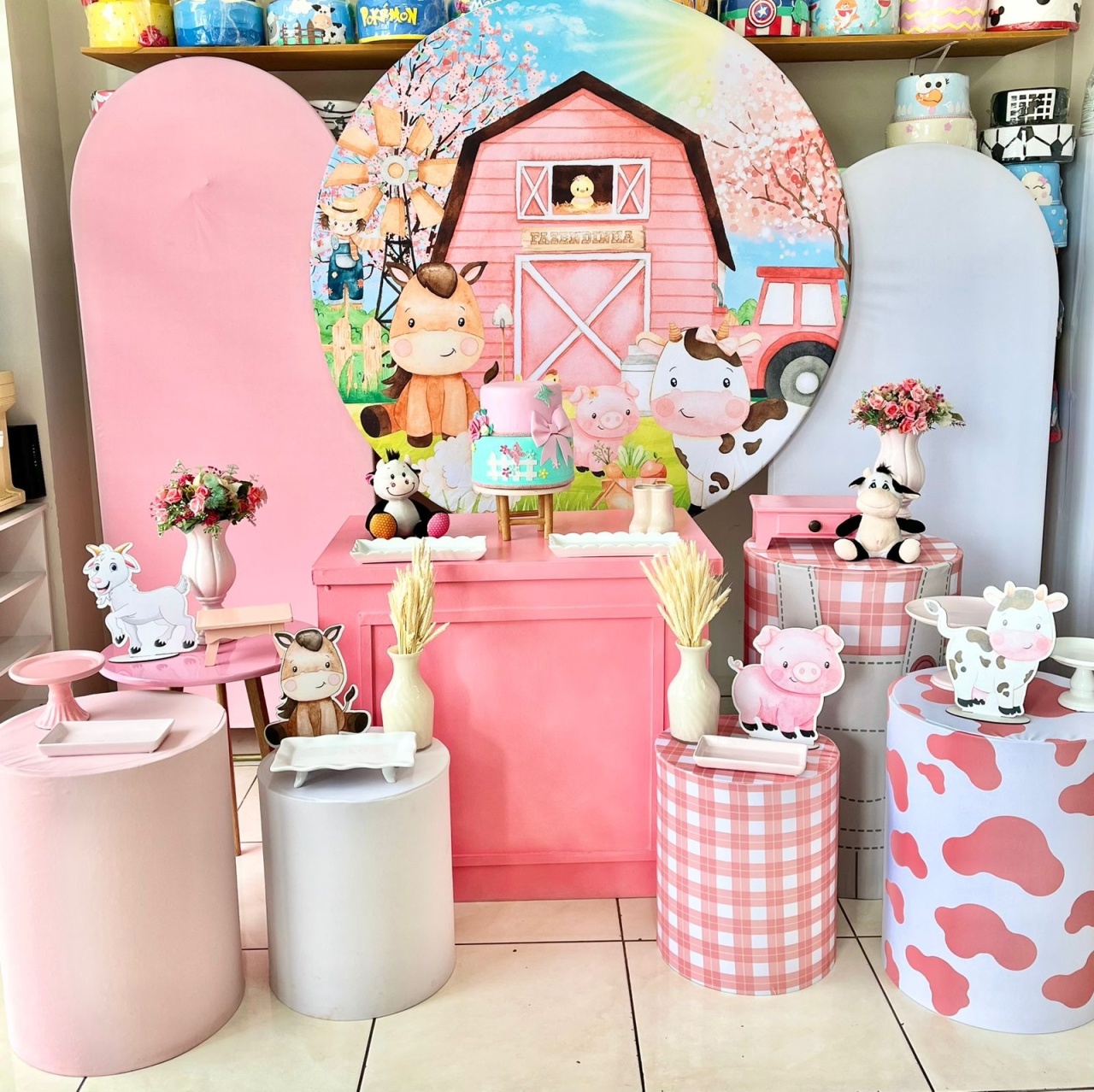 Fazendinha Rosa Mega - Catálogo Tay pegue e monte