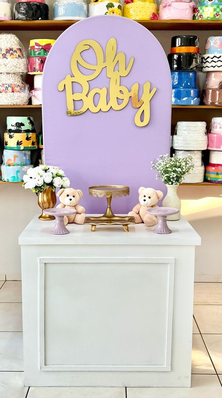 Romano Lilás Urso - Baby  - Catálogo Tay pegue e monte