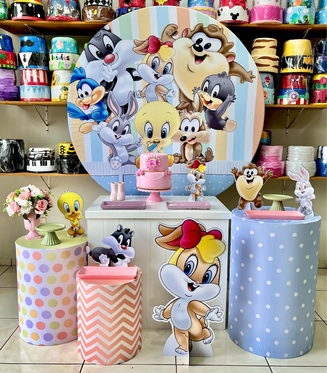 Baby Looney Tunes Menina - Prime - Catálogo Tay pegue e monte