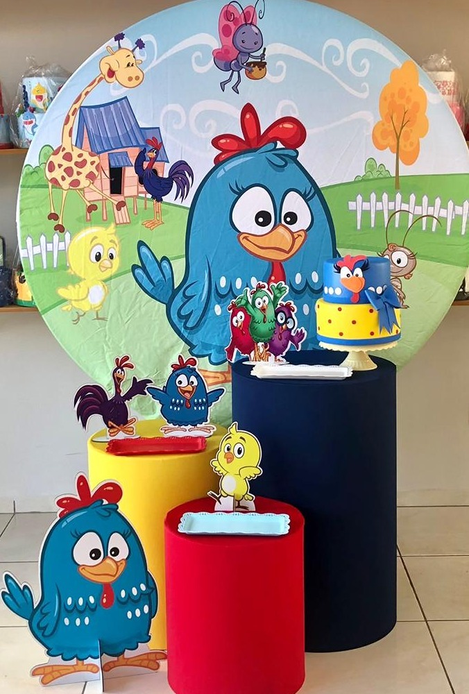 Galinha Pintadinha Boy - Padrão  - Catálogo Tay pegue e monte