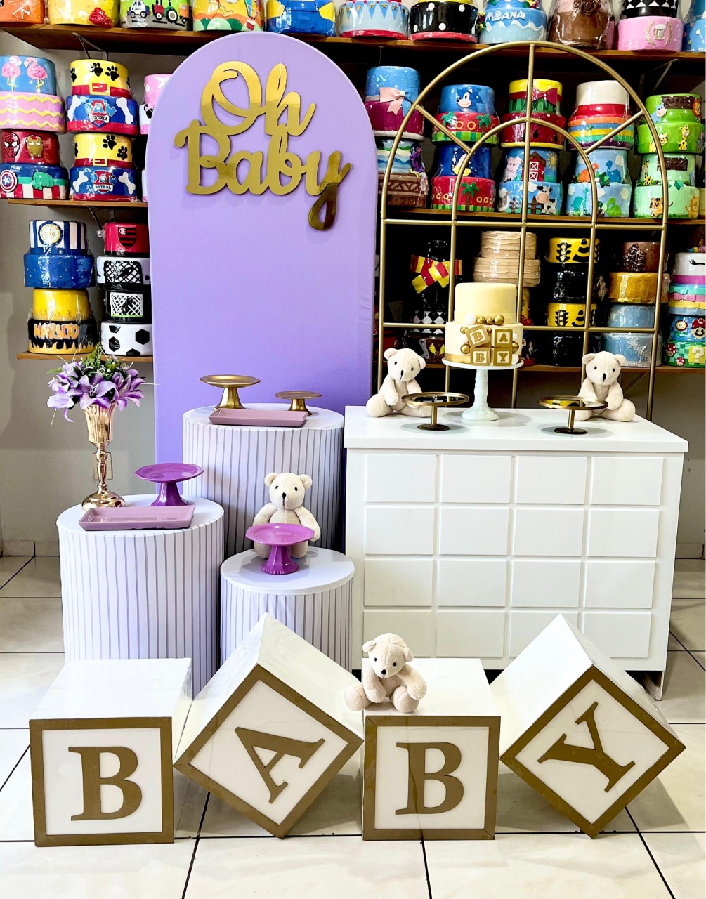Romano Baby Lilás - Urso - Janelado - Catálogo Tay pegue e monte