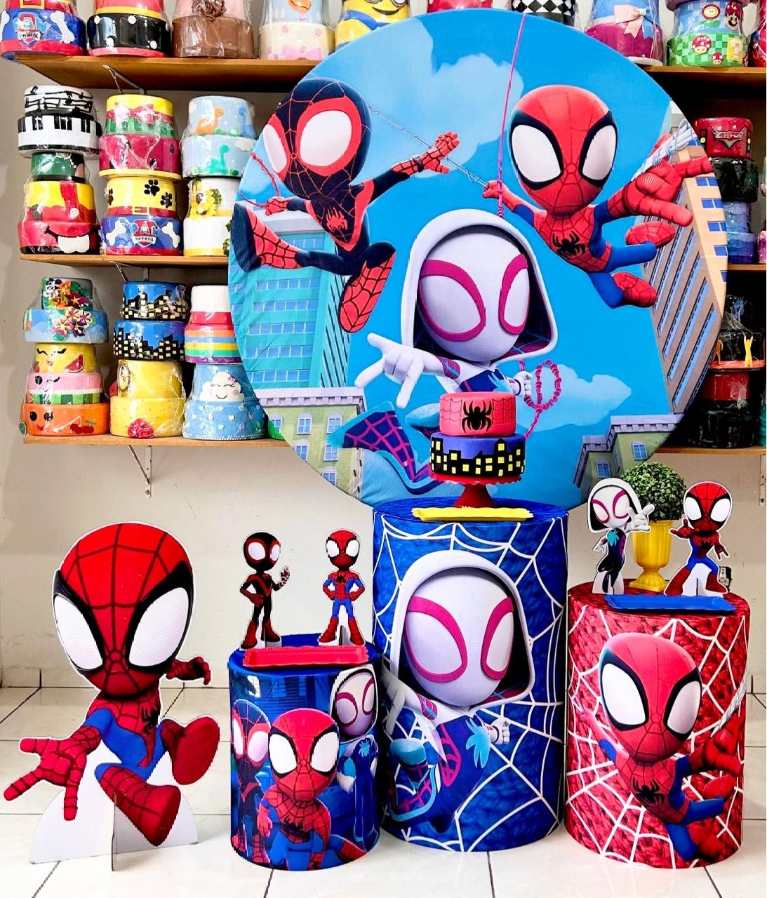 Spidey Friends Plus - Homem-Aranha - Catálogo Tay pegue e monte
