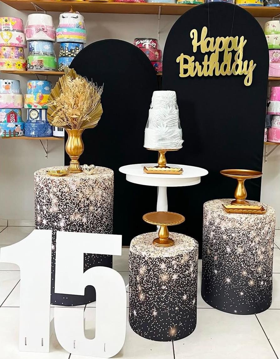 Romano Preto Glitter - 15 Anos - Catálogo Tay pegue e monte