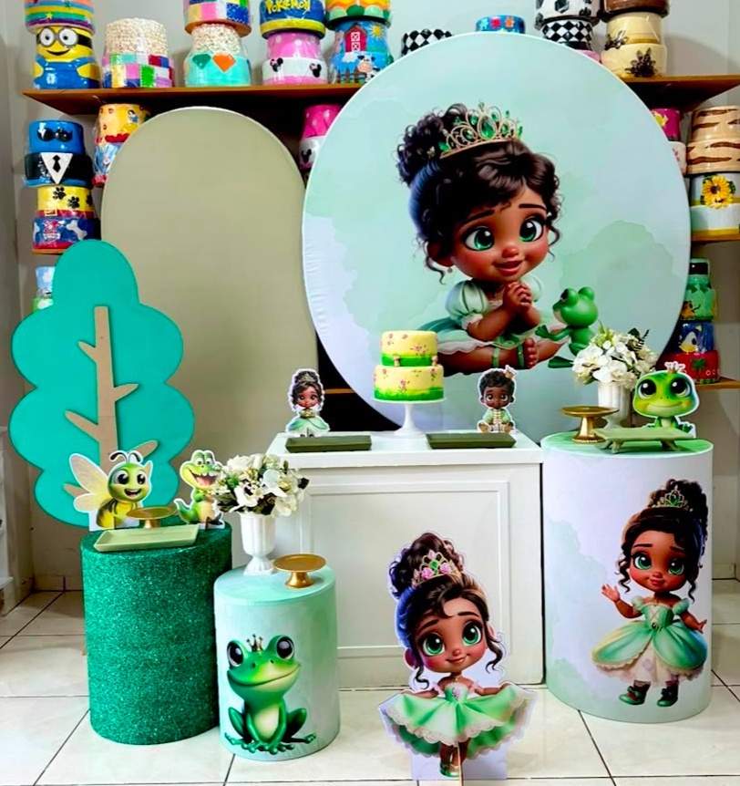 Princesa E O Sapo Mesa Cubo -Master - Catálogo Tay pegue e monte