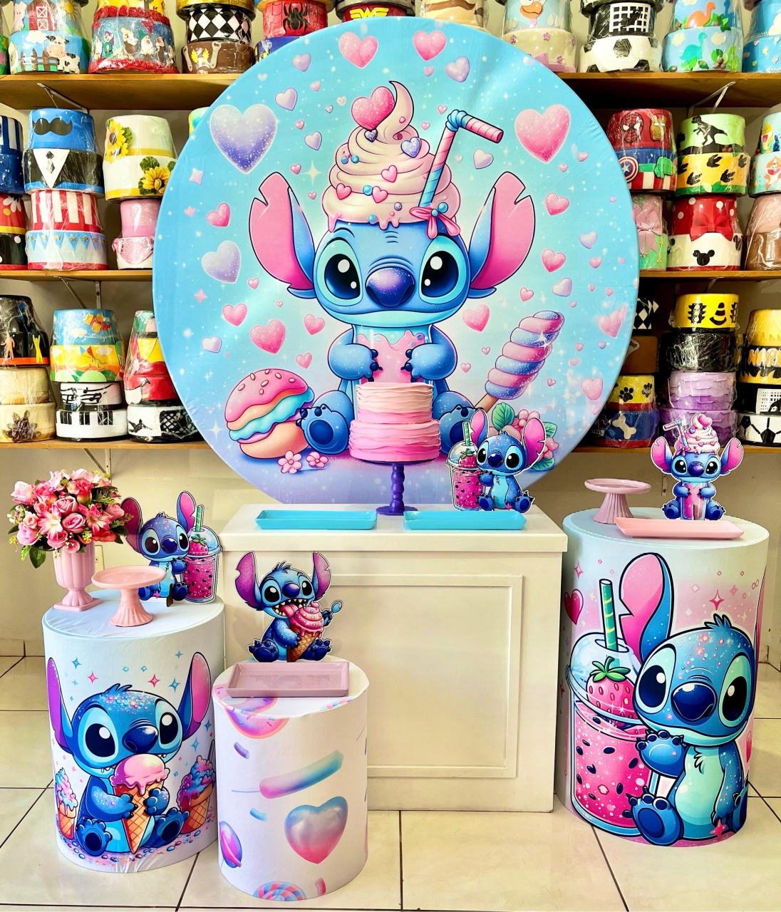 Stitch Sorvete - Prime - Catálogo Tay pegue e monte