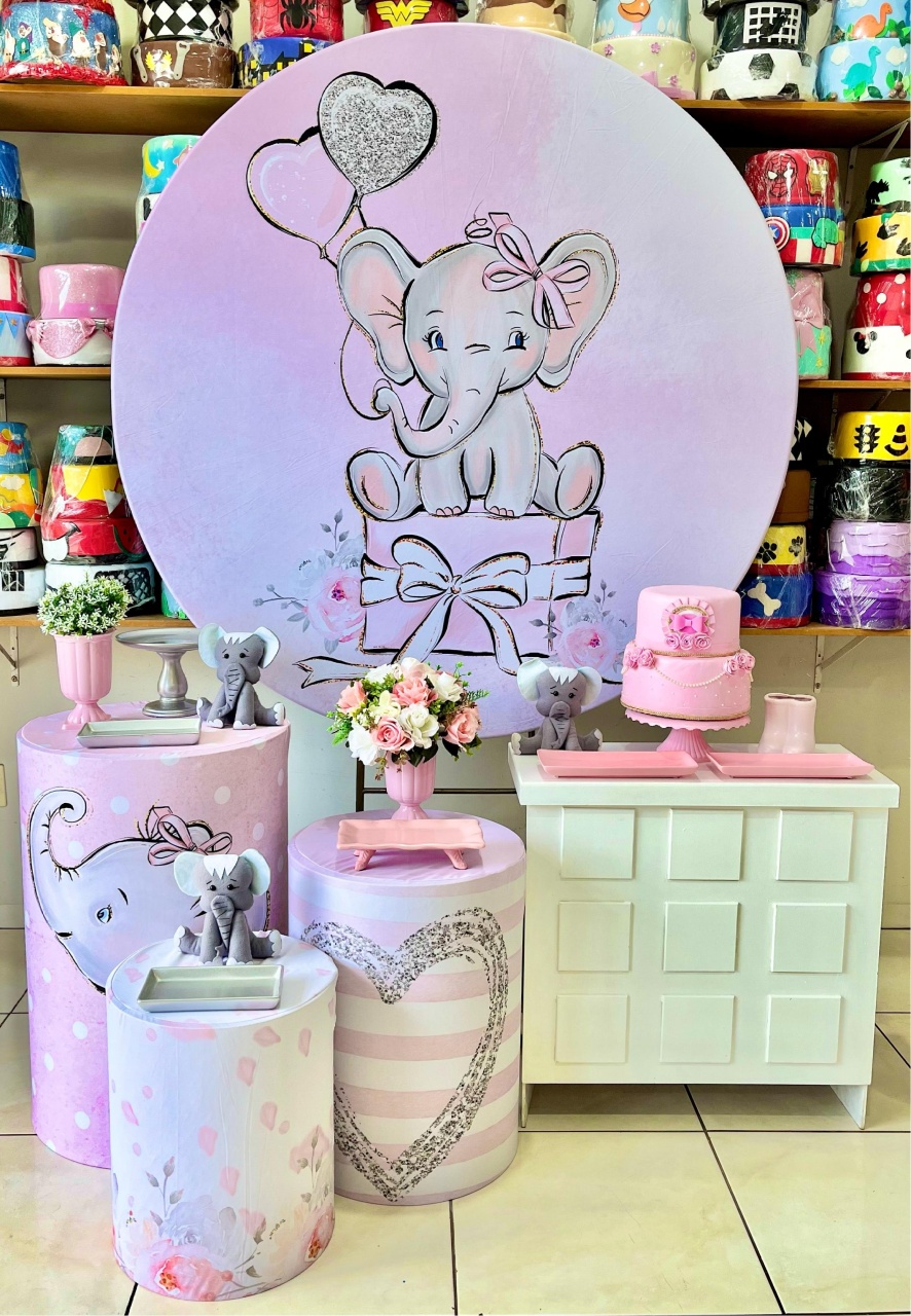Elefante Rosa - Prime - Catálogo Tay pegue e monte