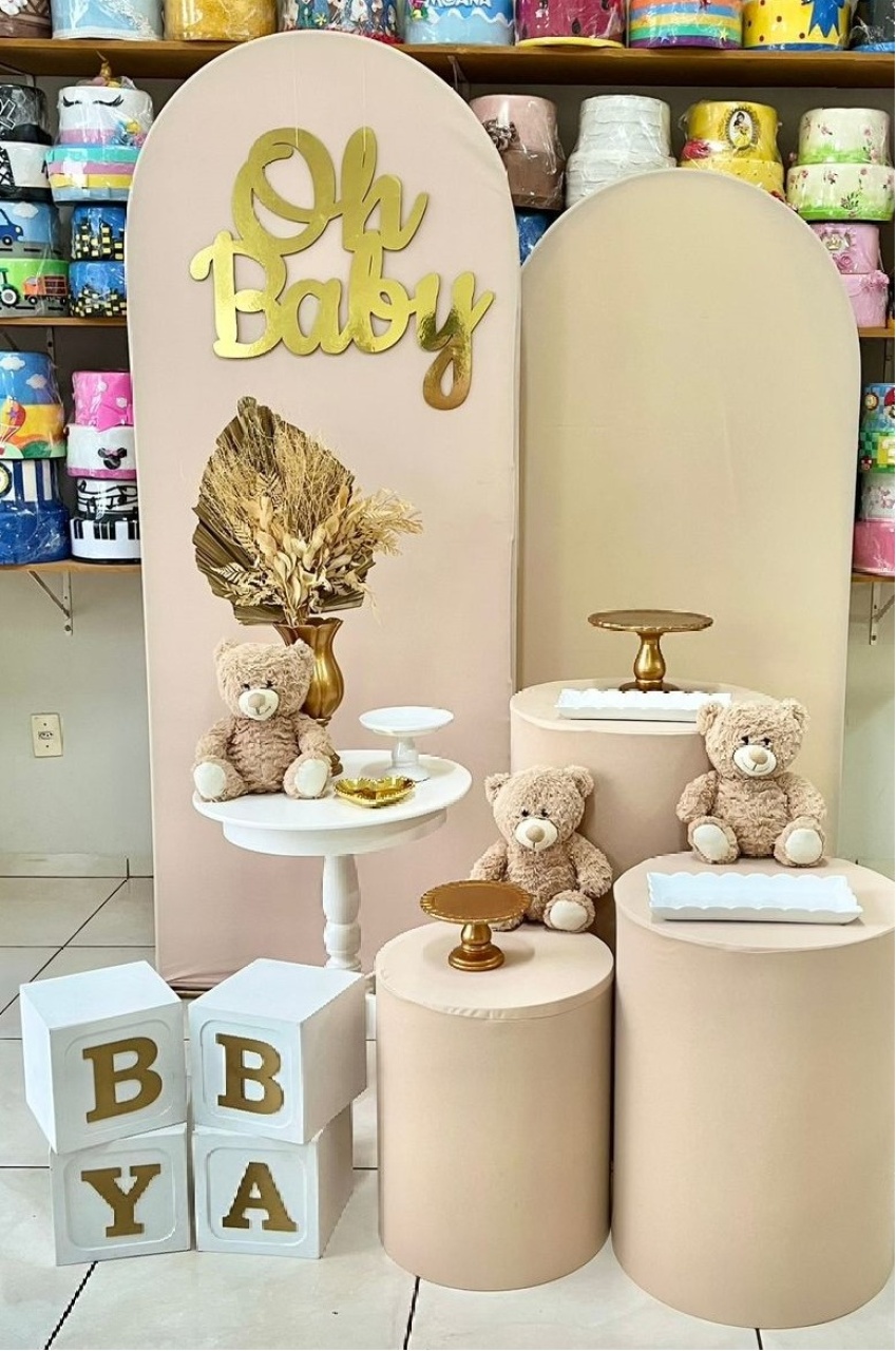 Romano Bege Urso 6 - Baby Revelação - Catálogo Tay pegue e monte