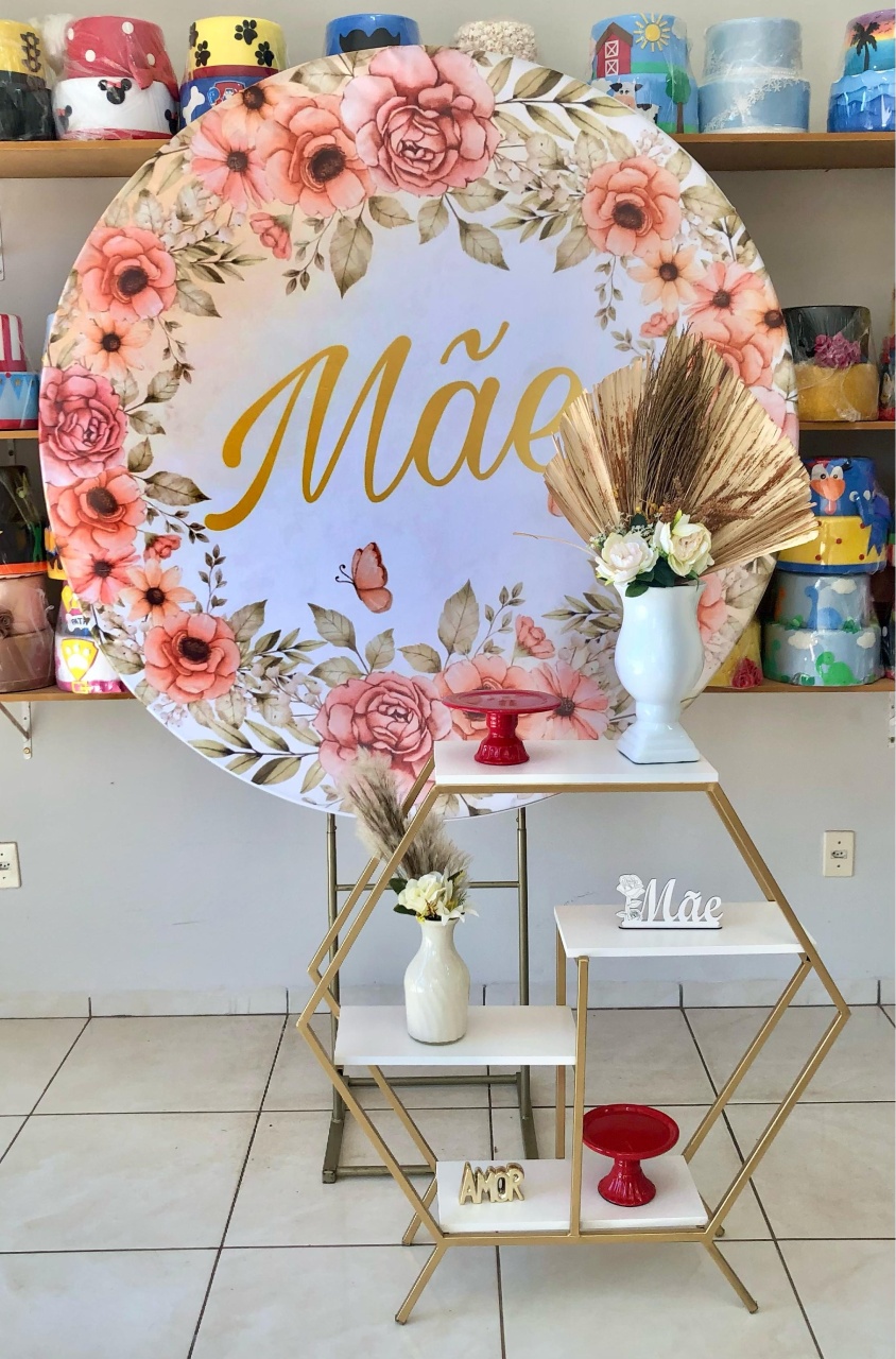 Mãe Mesa Sextavada - Catálogo Tay pegue e monte