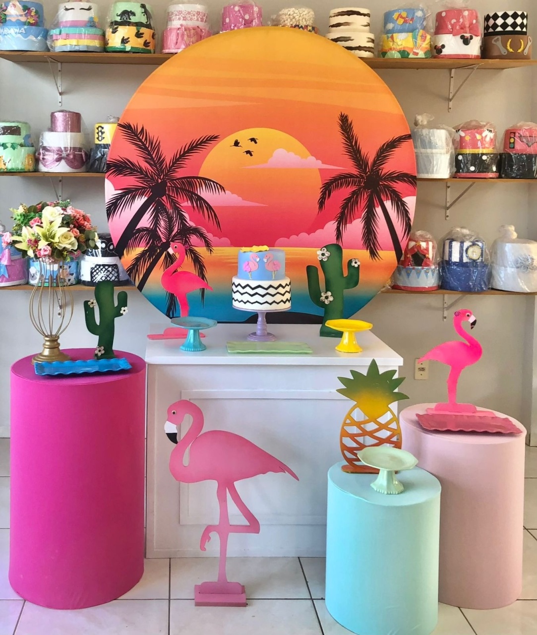 Flamingo Tropical Prime - Tardezinha - Catálogo Tay pegue e monte