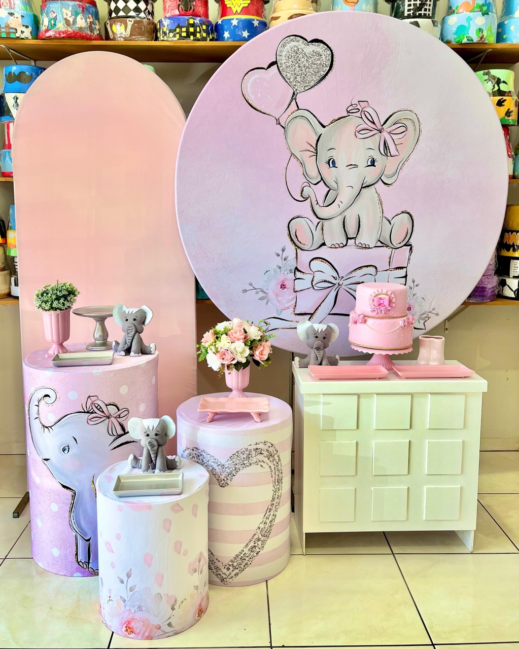 Elefante Rosa - Master - Catálogo Tay pegue e monte