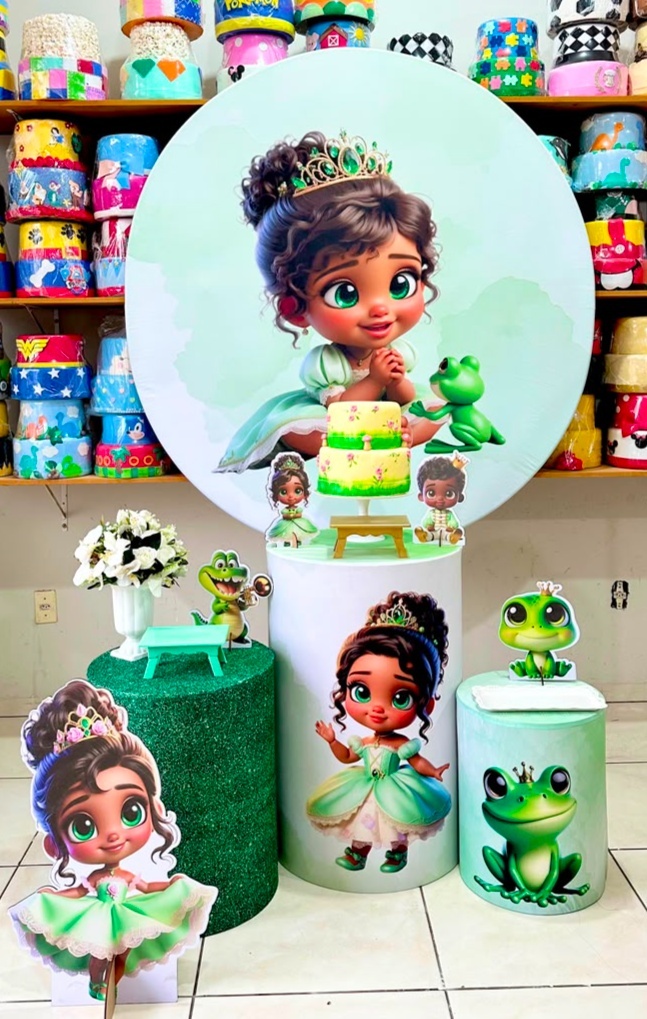 Princesa E O Sapo-Plus - Catálogo Tay pegue e monte