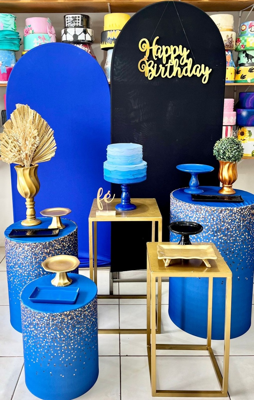 Romano Azul Royal E Preto - Mega - Catálogo Tay pegue e monte