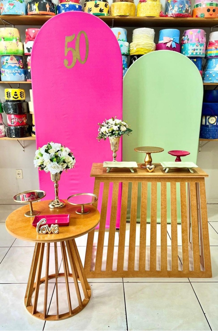 Romano Pink E Verde Oliva - 50 Anos - Catálogo Tay pegue e monte