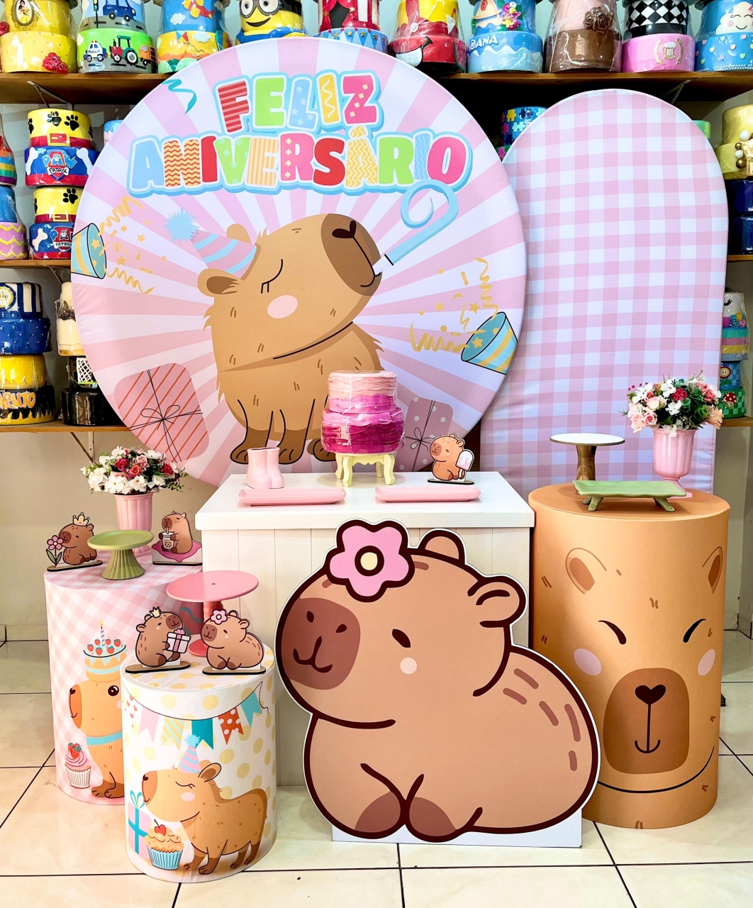 Capivara Rosa - Master - Catálogo Tay pegue e monte