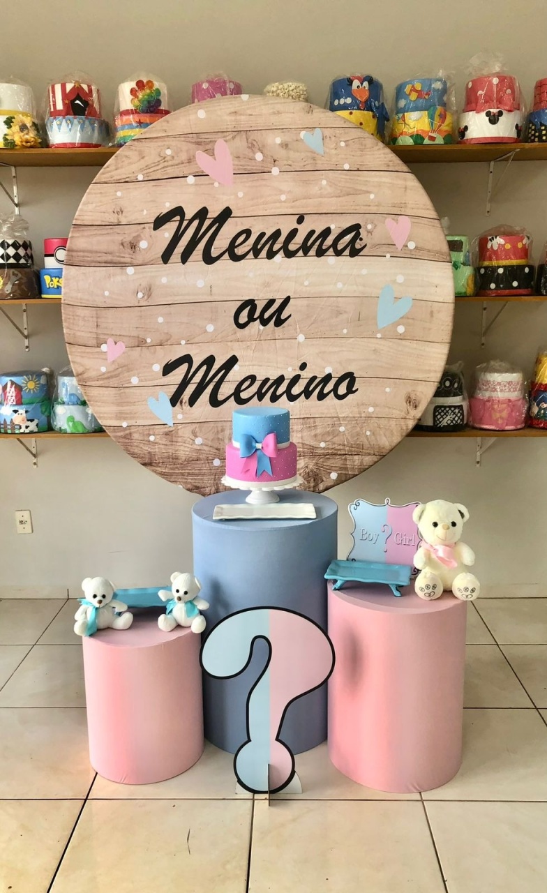 Revelação Menino E Menina - Plus - Catálogo Tay pegue e monte