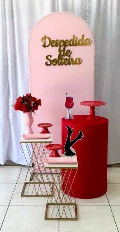 Chá de Lingerie Rosa - Romano 3 - Catálogo Tay pegue e monte