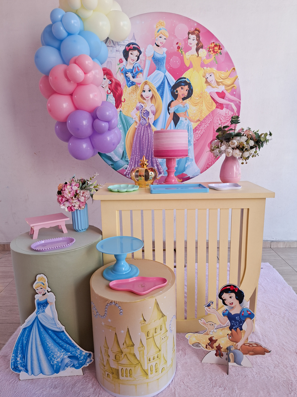 Kit Princesas Tradicional Promoção Kit +Balões - Bella decor by Tamires