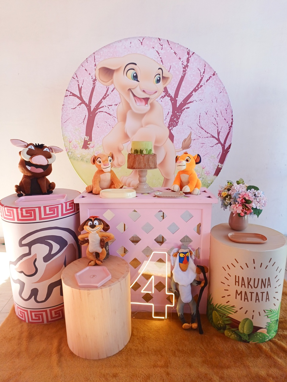 Rei Leão Menina Kit Ideal   - Bella decor by Tamires