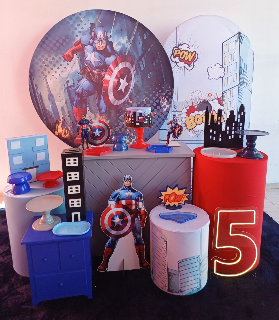 Kit Capitão América Opção 2 - Bella decor by Tamires