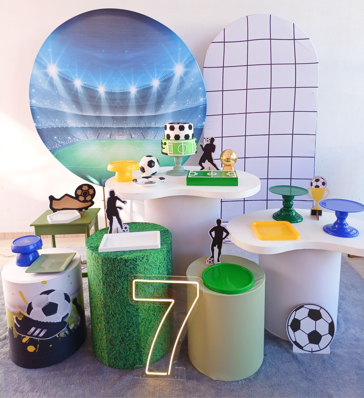 Kit Organico Futebol Brasil Copa   - Bella decor by Tamires