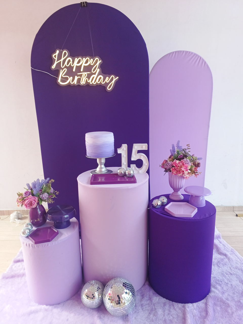 Kit Feminino Lilas E Roxo - Bella decor by Tamires