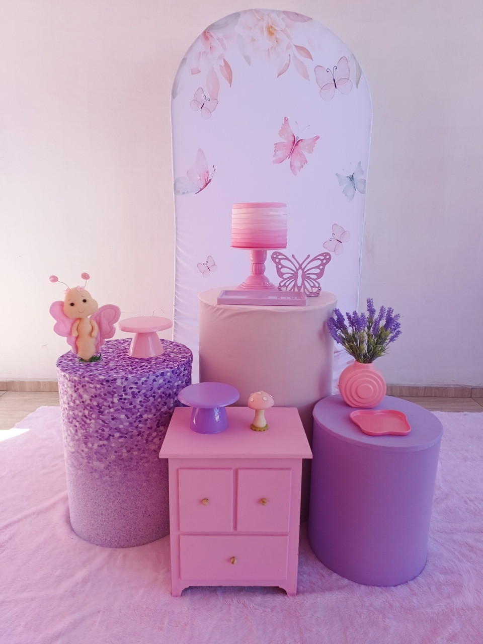 Kit Amei Jardim das Borboletas (Romano)  - Bella decor by Tamires