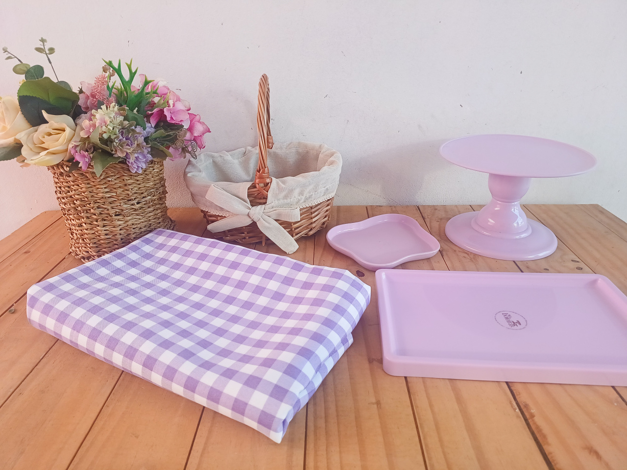 Kit Simples Piquenique Lilas - Bella decor by Tamires