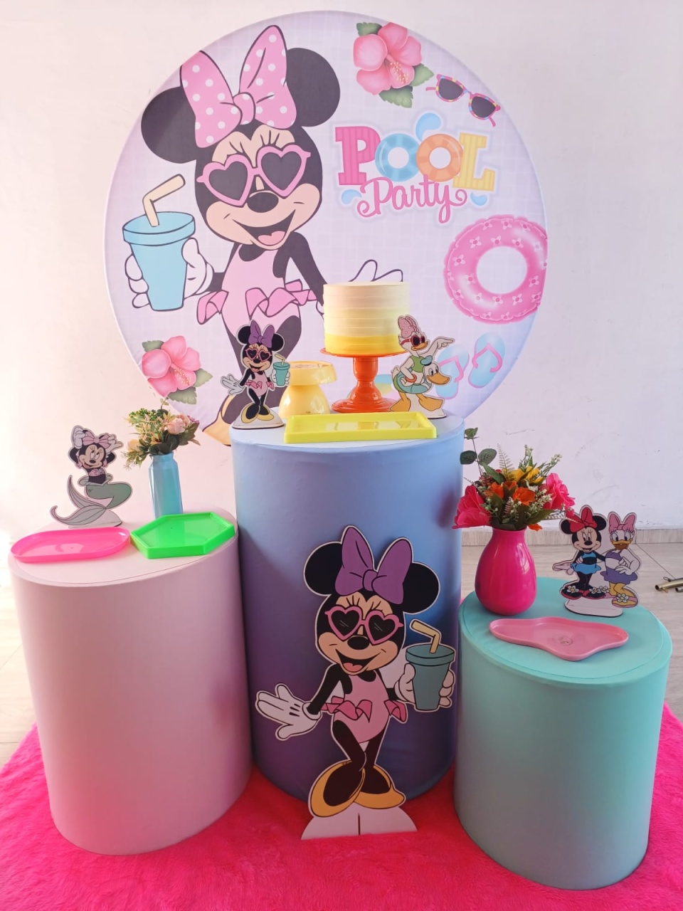 Minnie Pool Party Kit Tradicional - Bella decor by Tamires