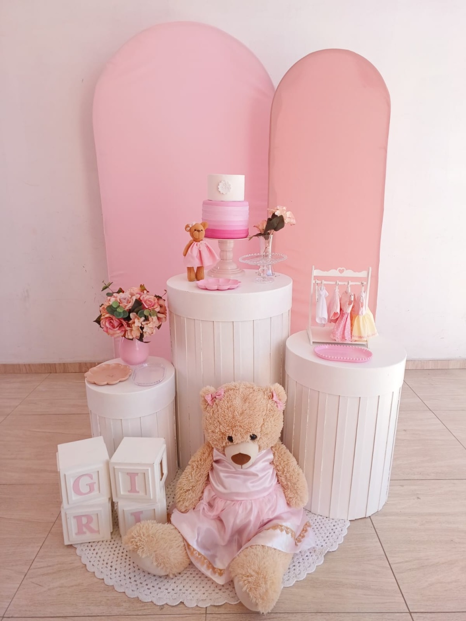 Cha de Bebe Ursinha Clean - Bella decor by Tamires