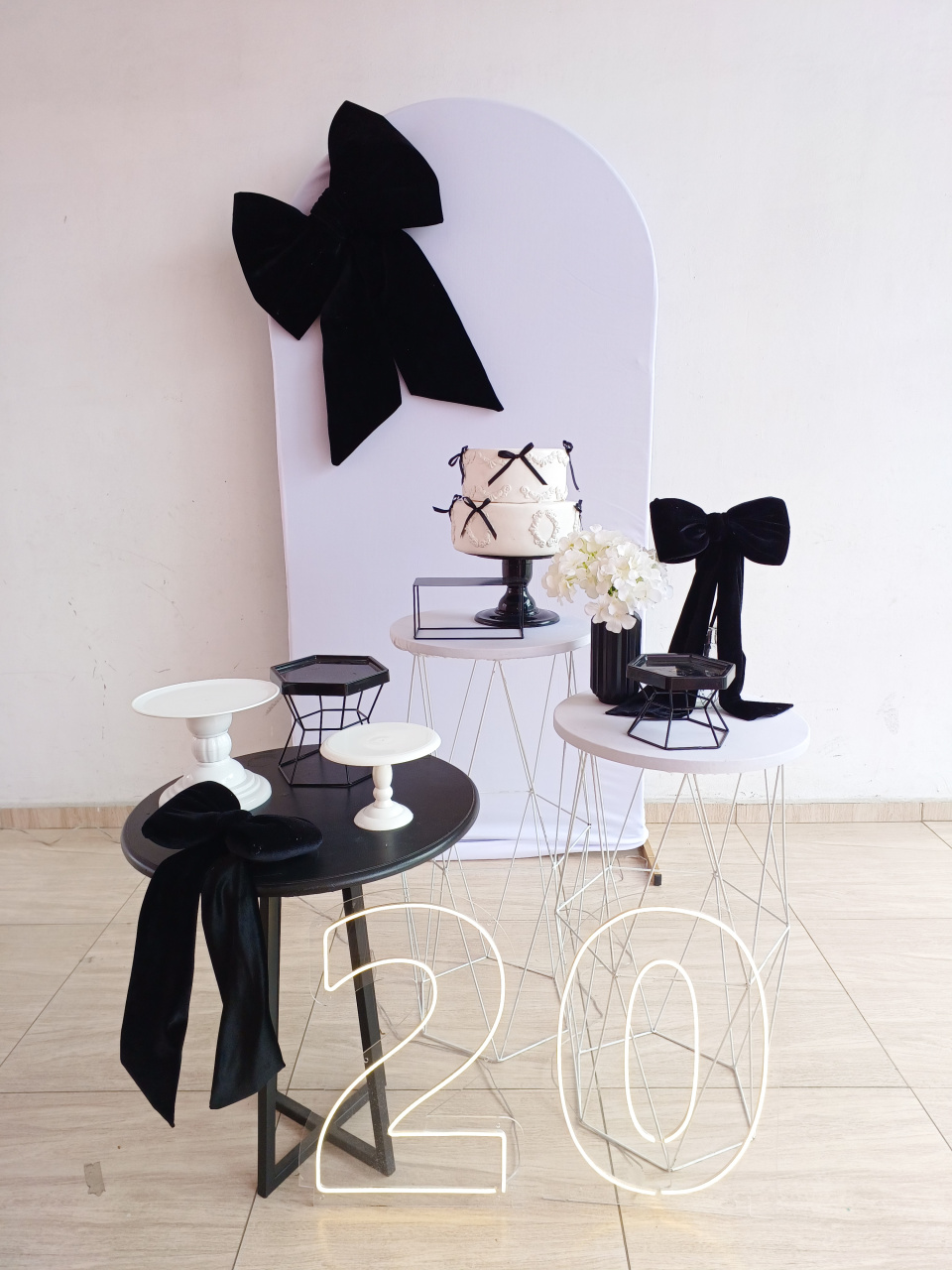 Kit Laço Preto - Bella decor by Tamires