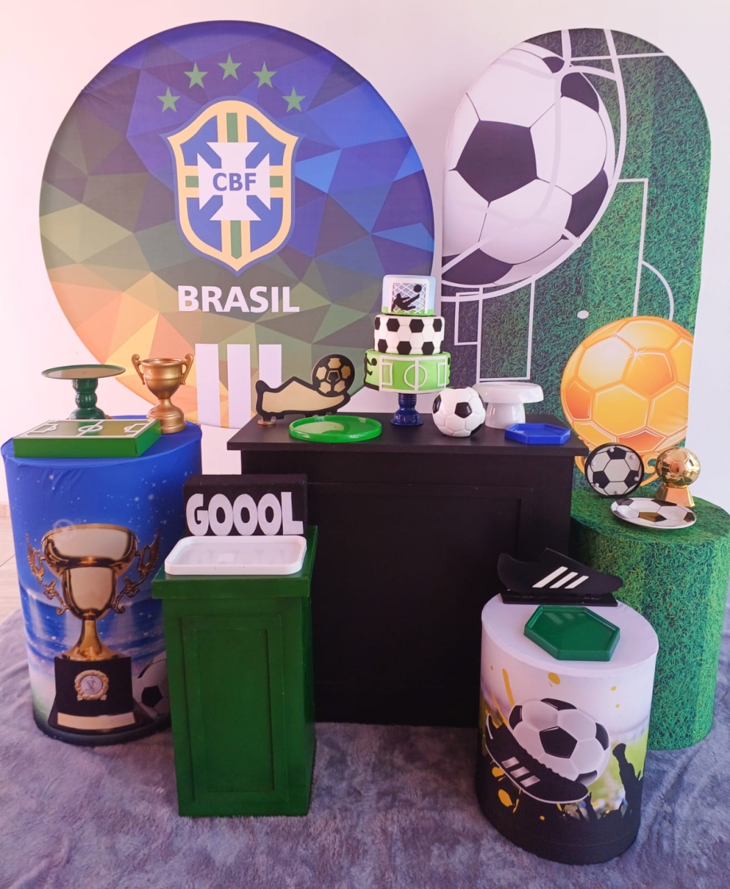 Kit Top Futebol Copa - Bella decor by Tamires