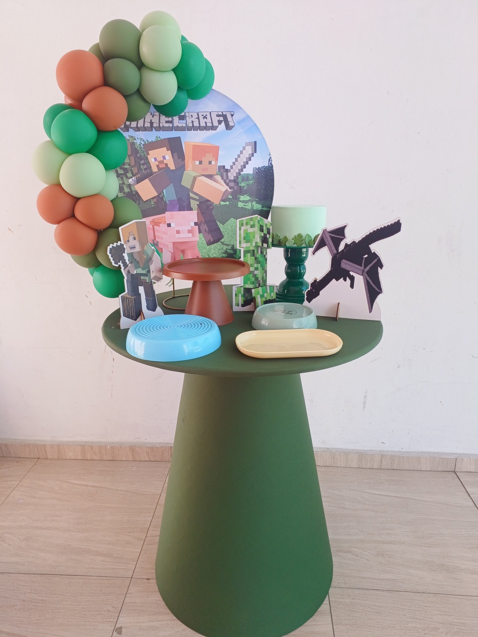 Minecraft Mini Festa  - Bella decor by Tamires