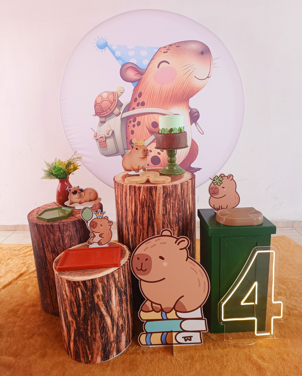 Capivara Menino Kit Amei - Bella decor by Tamires