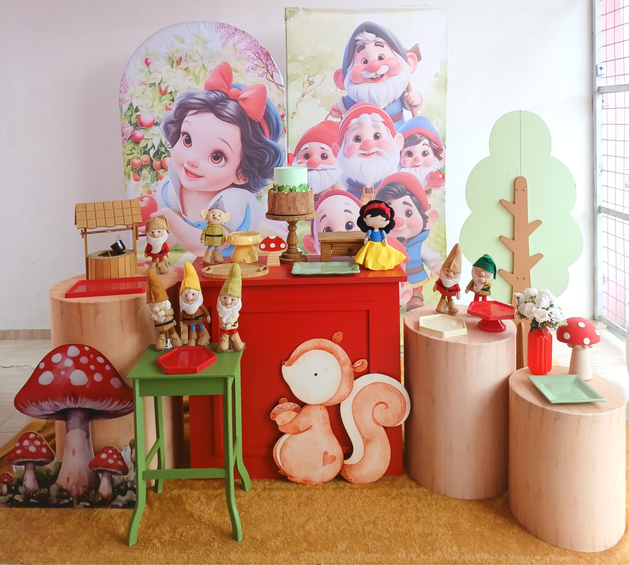 Kit Branca de Neve Baby Com Arvore  - Bella decor by Tamires