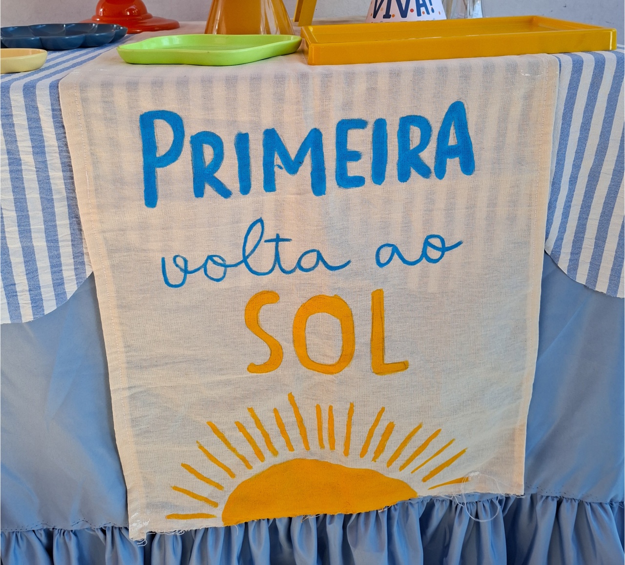 Bandeirola Artesanal 365 Dias de Sorriso  - Bella decor by Tamires