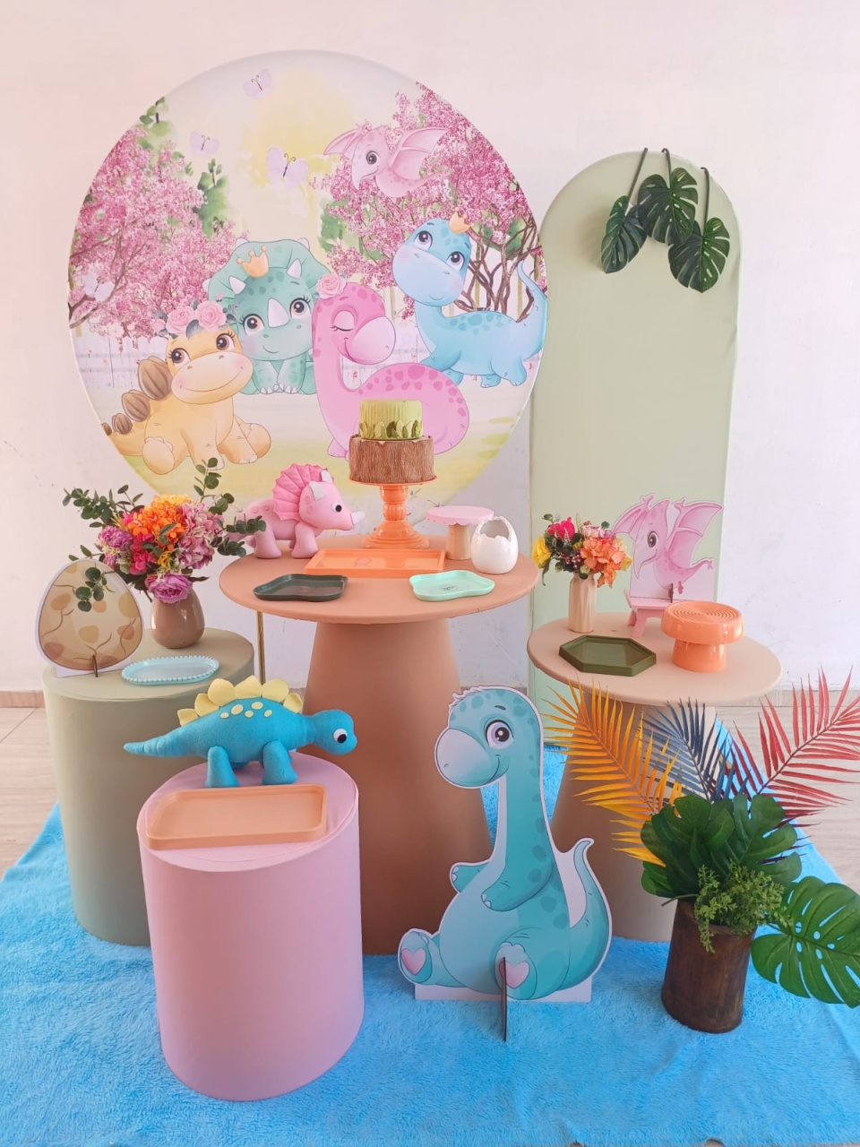 Dinossauro Baby Menina - Bella decor by Tamires