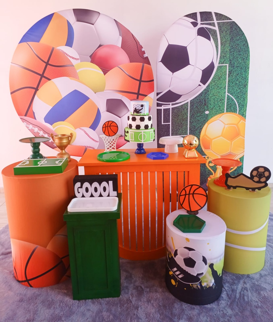 Kit Esporte Bolas Esportivas - Bella decor by Tamires