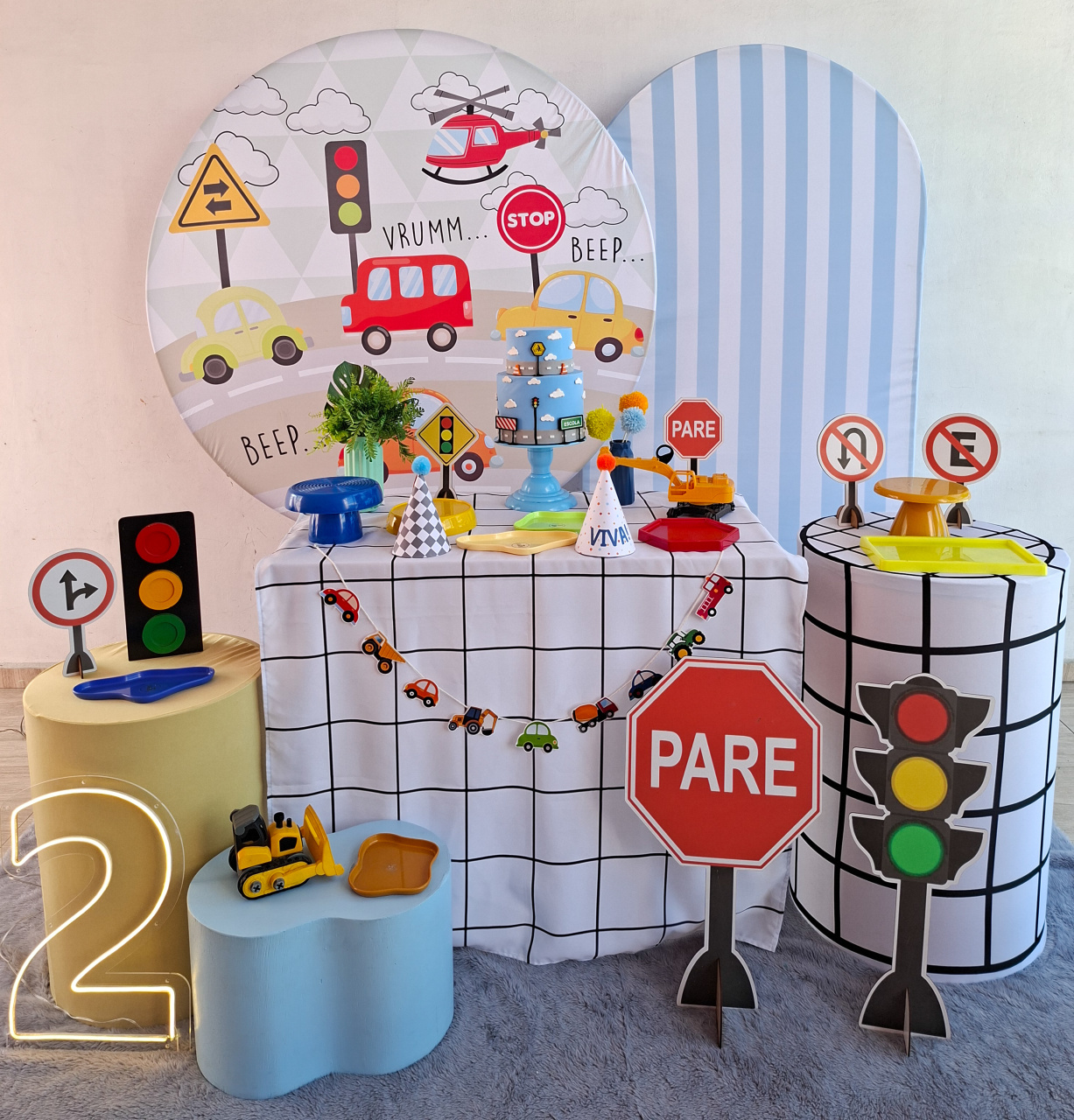 Kit Afetivo Carros Transportes Com Toalha - Bella decor by Tamires