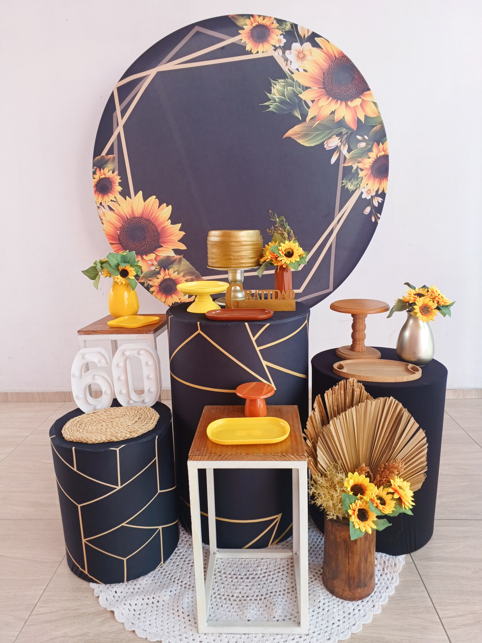 Kit Amei Girassol Feminino - Bella decor by Tamires