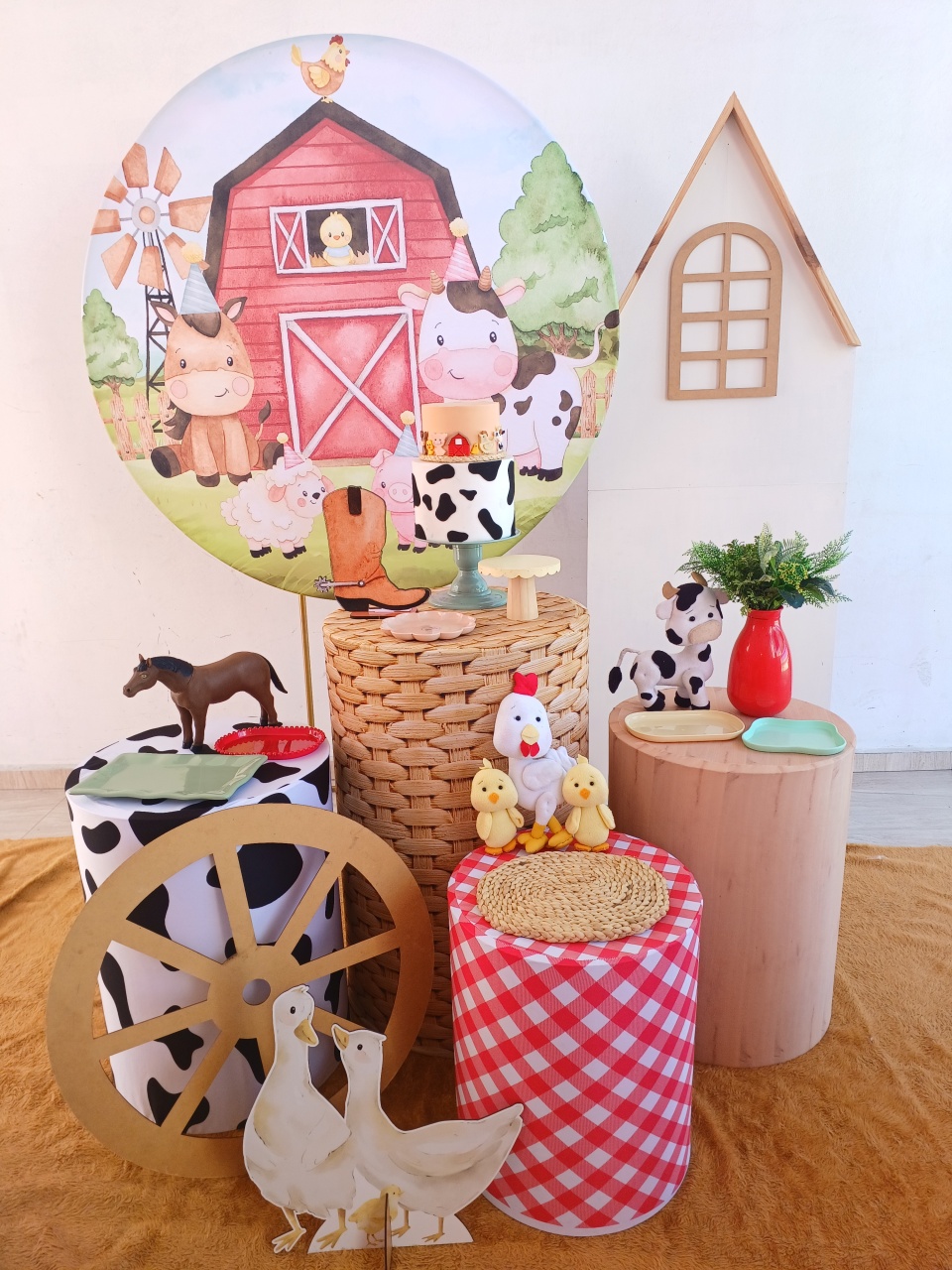 Fazendinha Tradicional Com Casinha  - Bella decor by Tamires