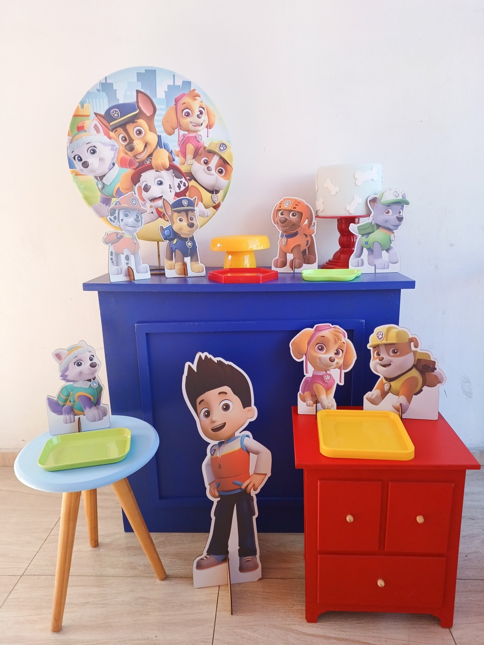 Patrulha Canina Mini Festa Premium - Bella decor by Tamires