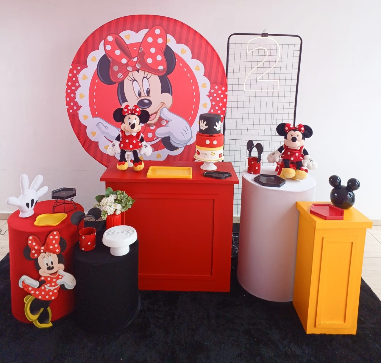 Minnie Vermelha  - Bella decor by Tamires