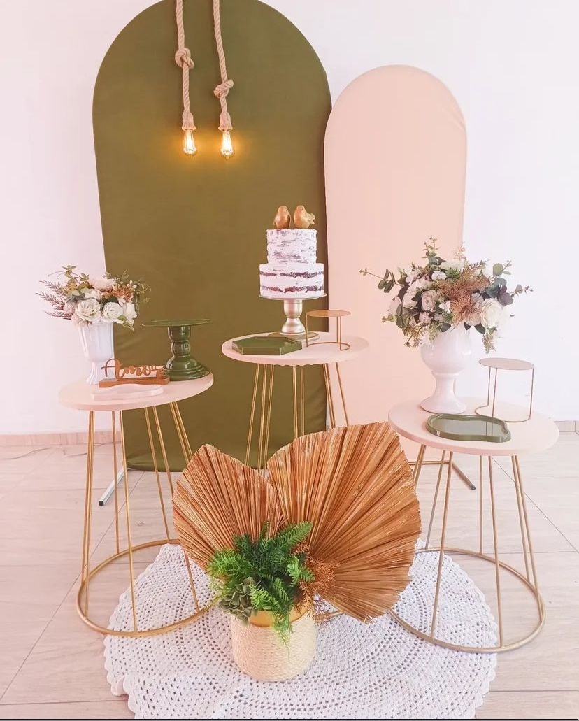 Kit Casamento Verde E Nude  - Bella decor by Tamires