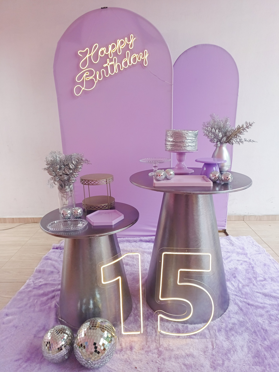 Kit Feminino Prata E Lilas - Bella decor by Tamires