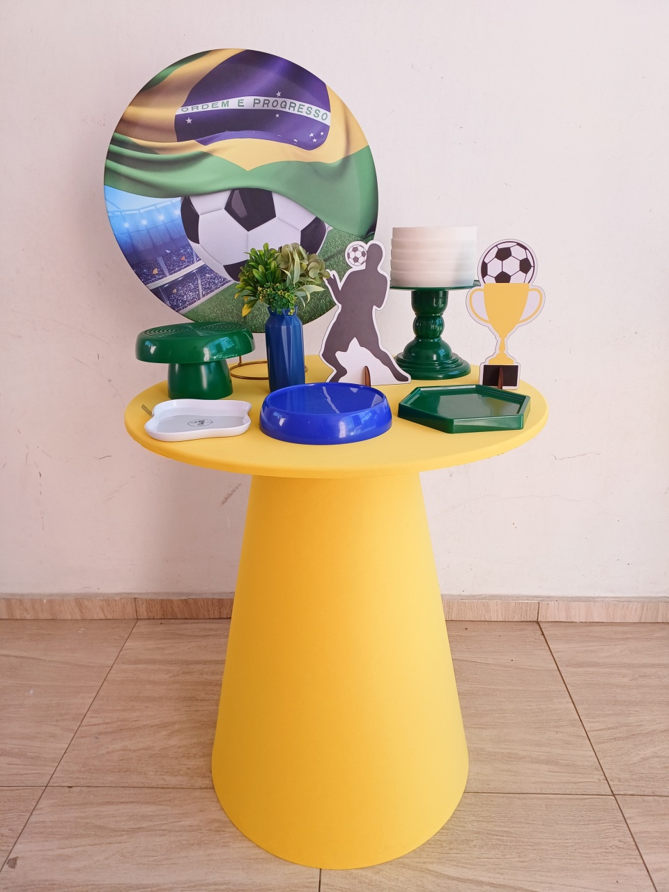  Mini Festa Copa Brasil Futebol  (Opção 2) - Bella decor by Tamires