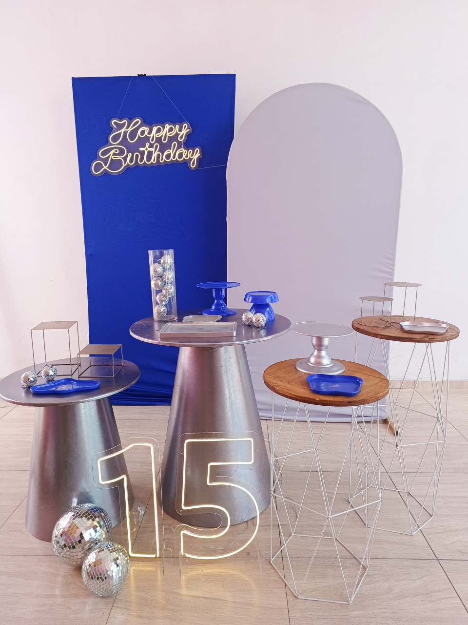 Kit Azul E Prata Feminino - Bella decor by Tamires