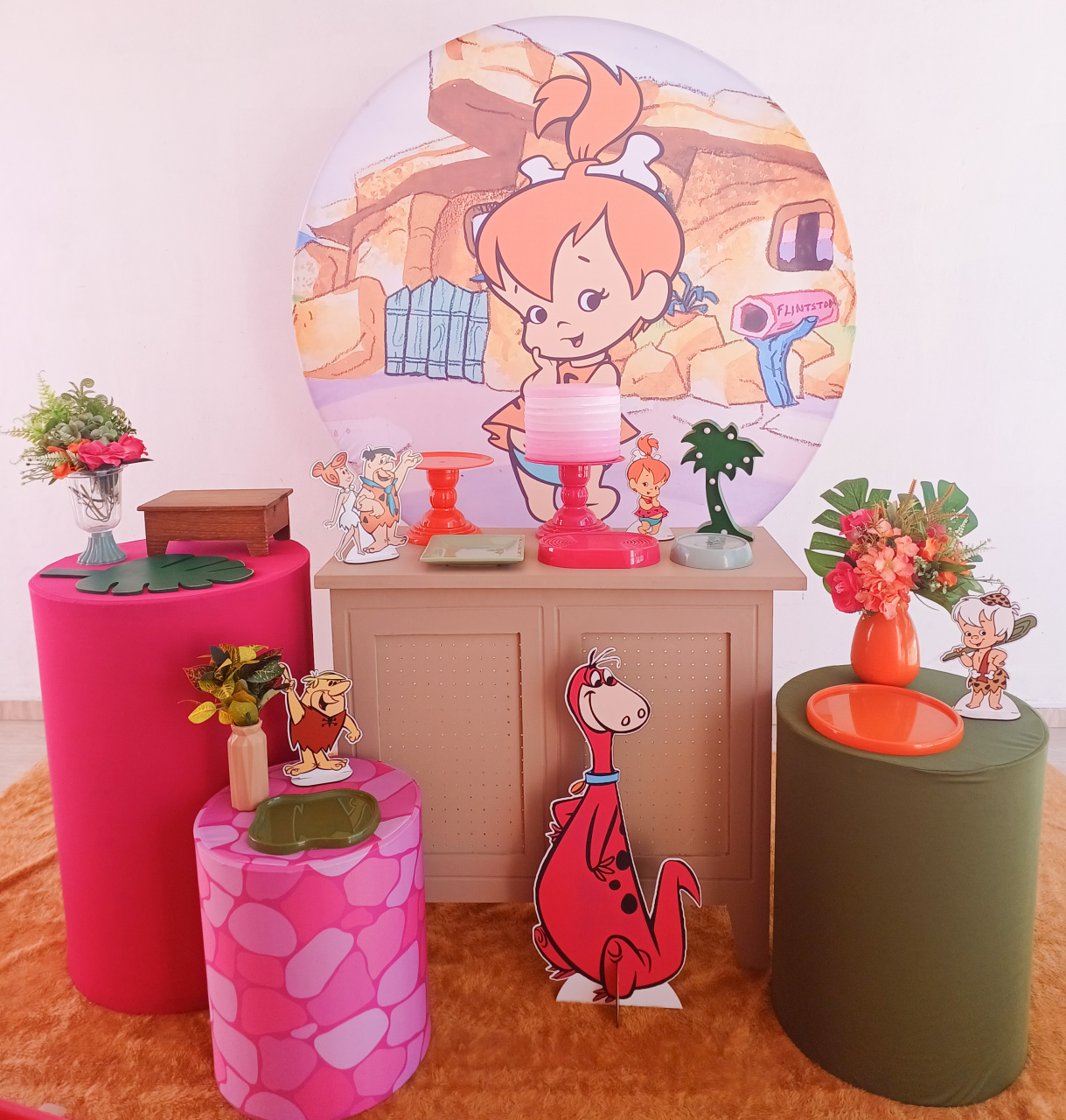 Kit Pedrita Flinstones Padronizado Kit Ideal  - Bella decor by Tamires
