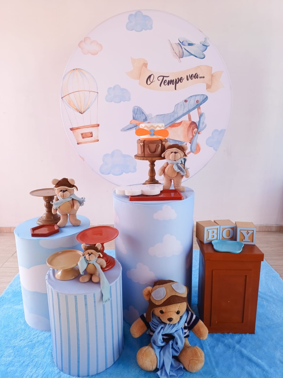 Kit O Tempo Voa Urso Kit Amei - Bella decor by Tamires